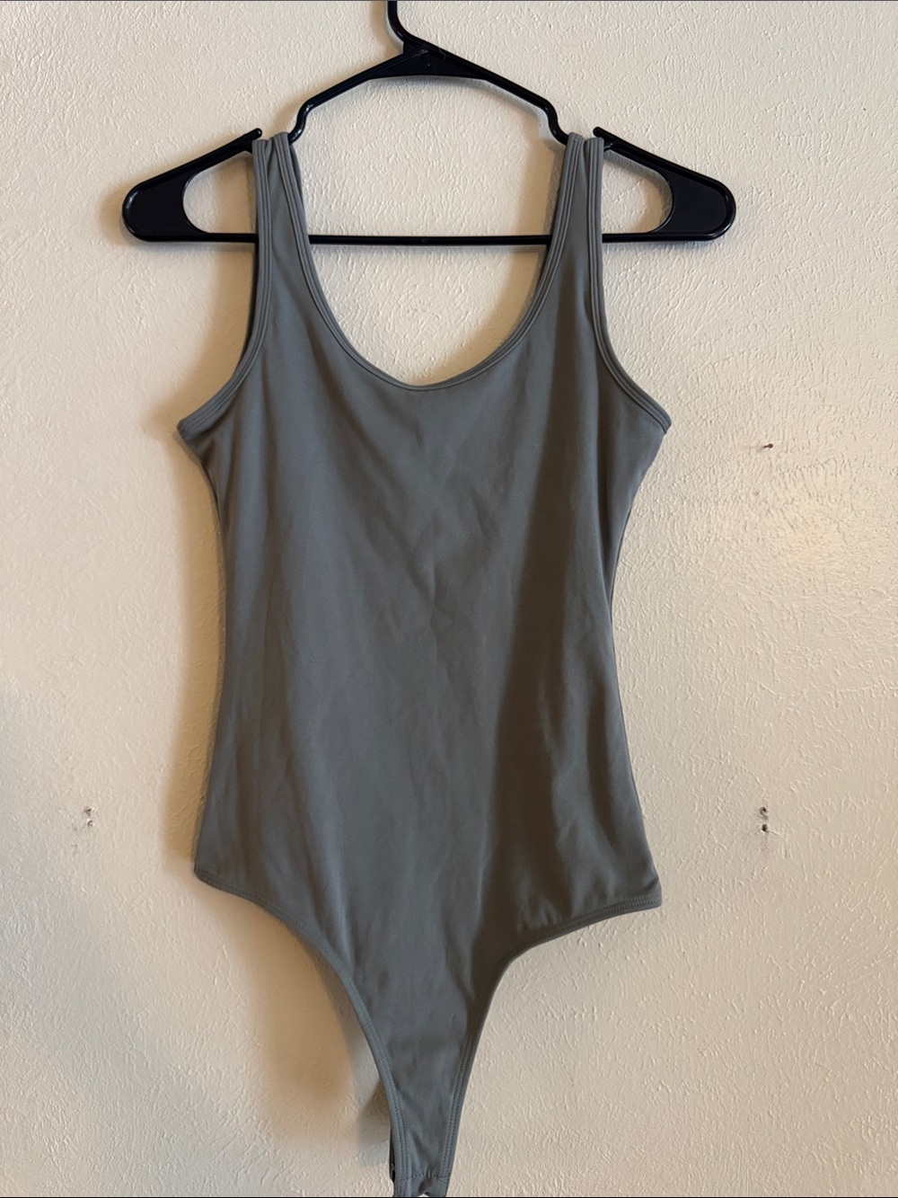 Klassy Network Olive Tank Bodysuit